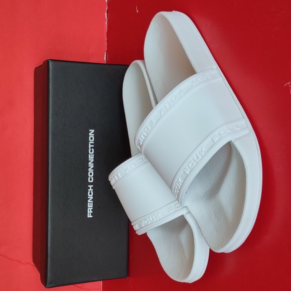 BRAND NEW FRENCH CONNECTION FITCH SLIP ON SLIDE SANDALS - Picture 13 of 16
